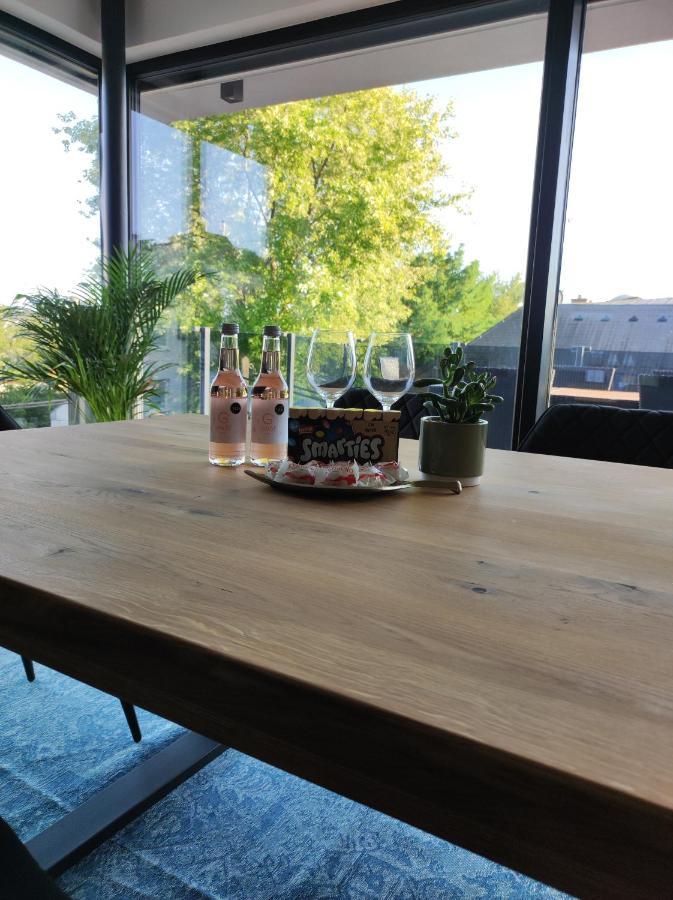 Luxurioeses Penthouse Mit Blick Auf Die Uno-City Und Dem Kaiserwasser. 3Schlafzimmer, 2 Baeder, Privat Lift Ins Apartment Wiedeń Zewnętrze zdjęcie